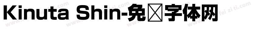 Kinuta Shin字体转换